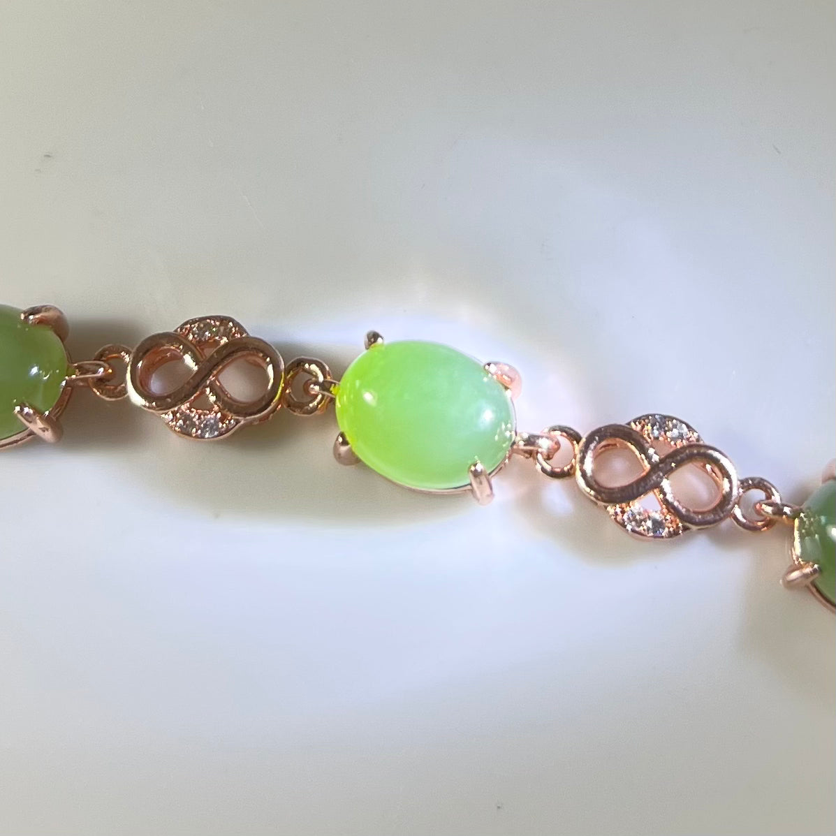 Certified genuine apple green Siberian nephrite jade Bracelet