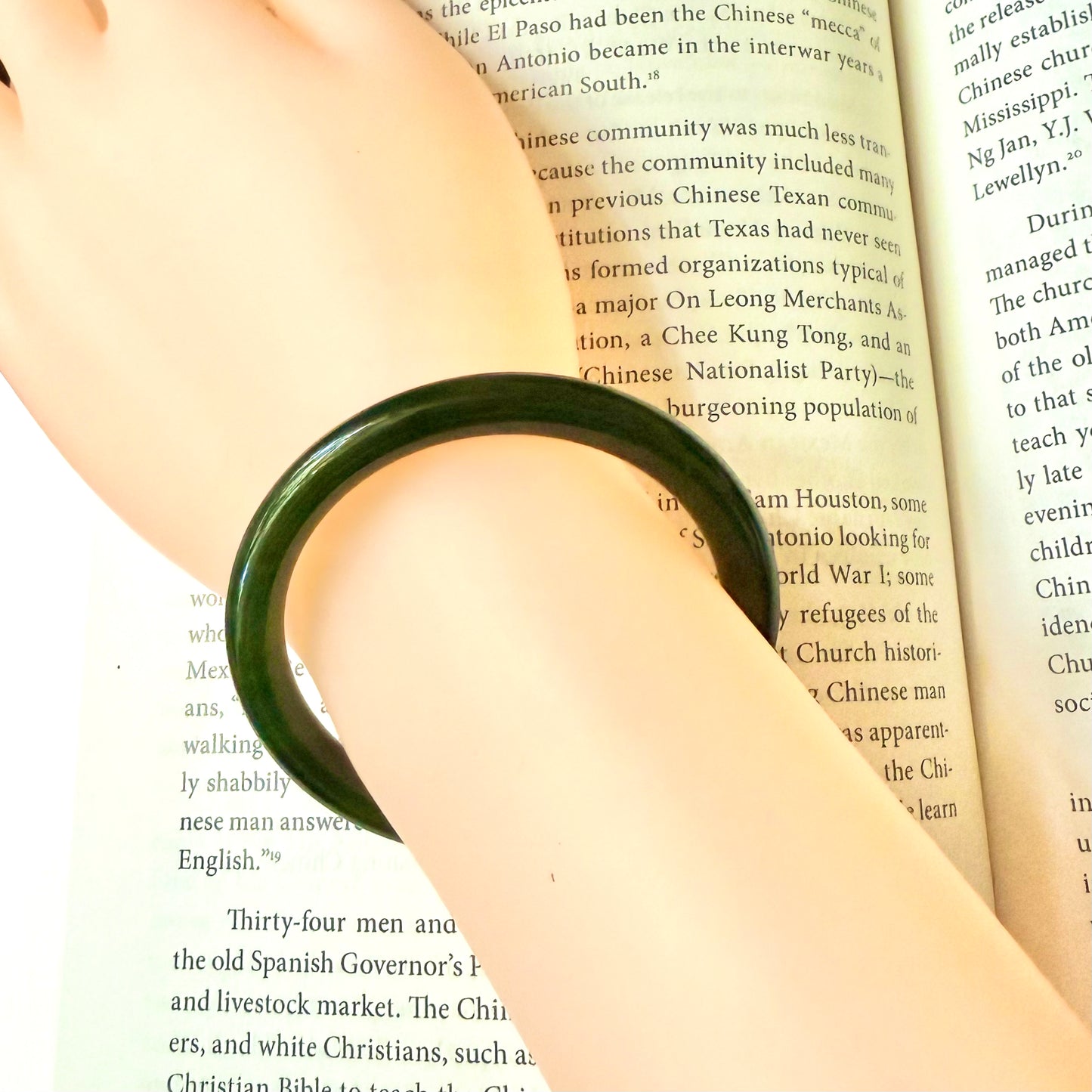 Certified Genuine Siberian deep spinach green nephrite jade mini bracelet bangle - inner diameter 53mm