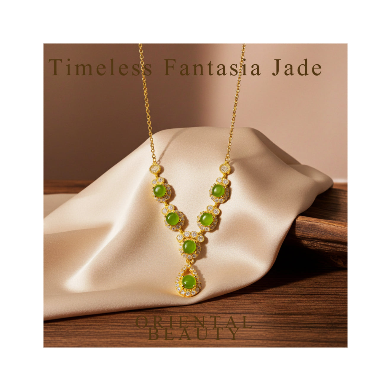 Certified genuine Sibebian Nephrite Jade necklace