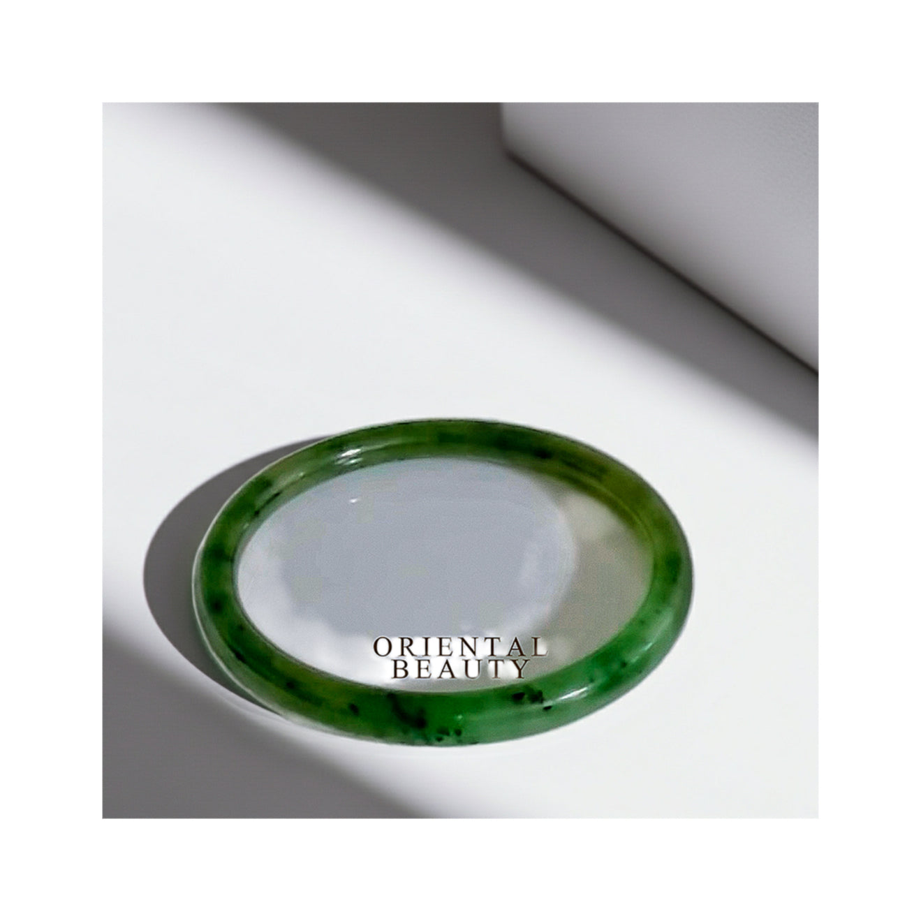 Certified Genuine Siberian bright green nephrite jade mini bracelet bangle - inner diameter 56.7mm