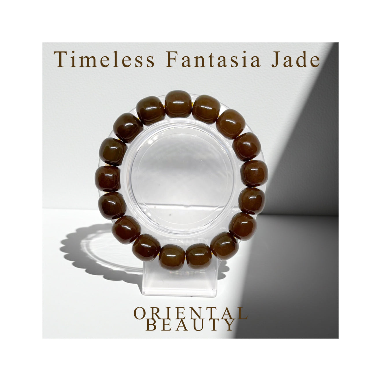 Certified high quality sugar brown genuine nephrite / Hetian Jade Bracelet - 11.5mm big size barrel beads